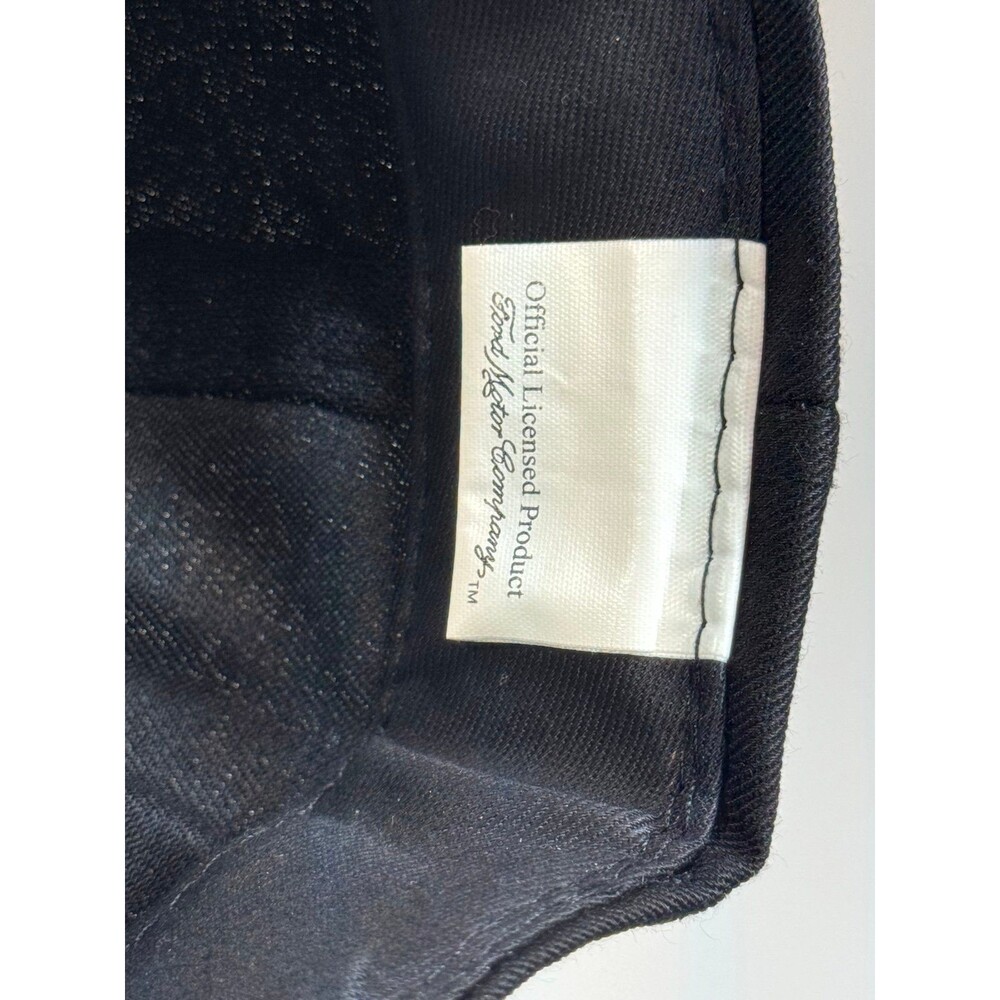 Vintage Ford Racing Snapback Hat Cap Black Blue - Picture 8 of 8